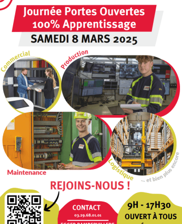 Portes ouvertes à l’entreprise Egger de Rambervillers