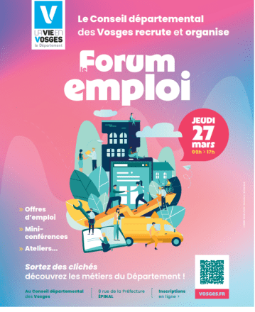 Forum Emploi du Conseil départemental des Vosges