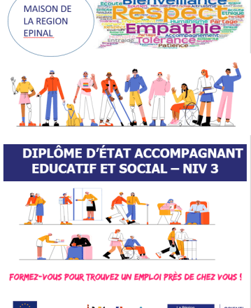 Rejoignez la formation d’Accompagnant Éducatif et Social à Saint-Dié-des-Vosges !